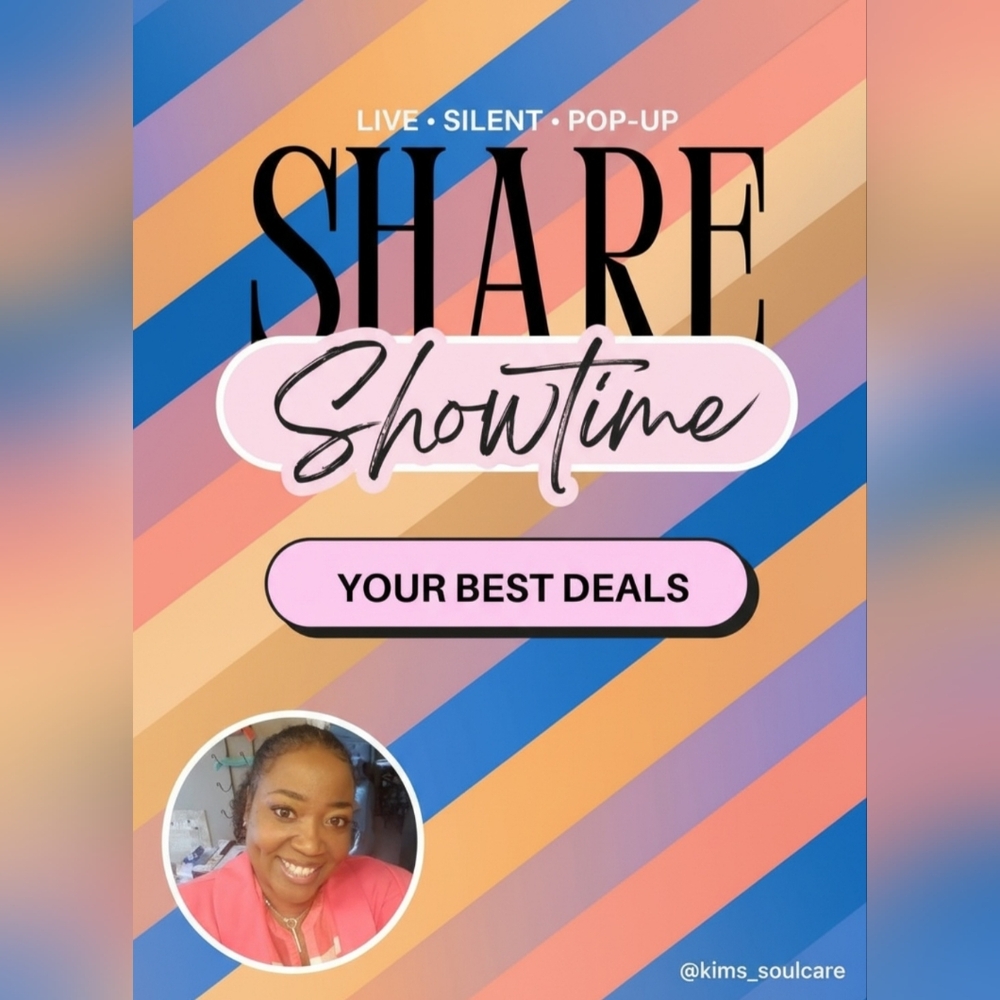 TODAY @3PM EST JOIN ME FOR DEALS, SHARE SHOW AND GOOD VIBES